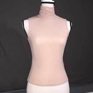 Theory Wendel Sleeveless Turtleneck Top